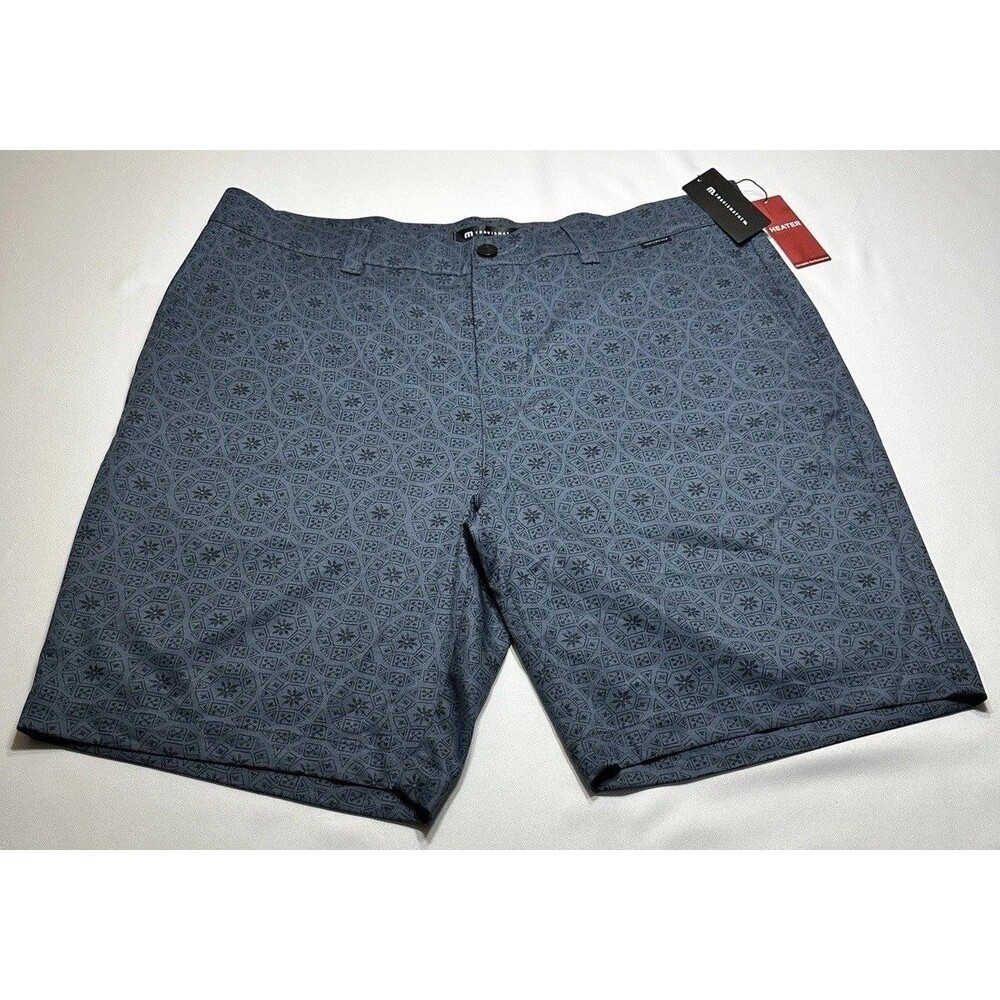 Travis Mathew Beyond The Limits Golf Shorts Mens 38 Geometric Performance A40188